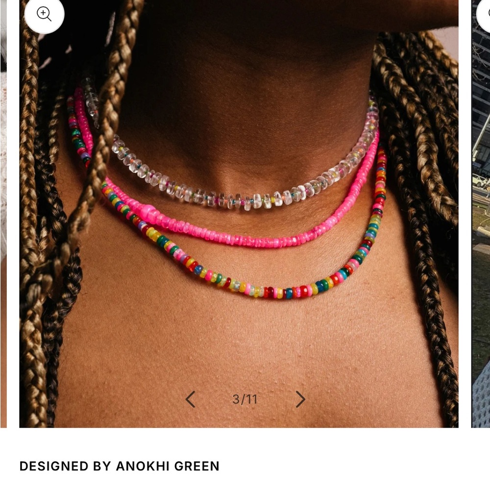 Colorful Beaded Necklace - Picture 1 of 4